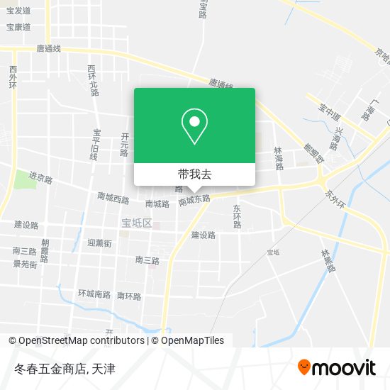冬春五金商店地图