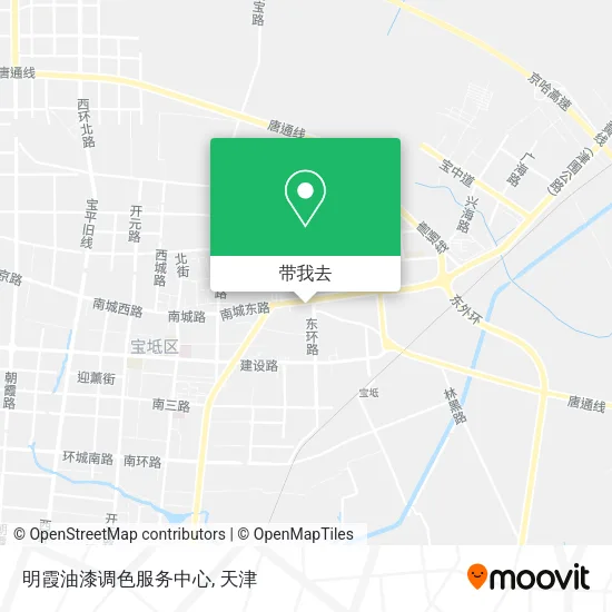 明霞油漆调色服务中心地图