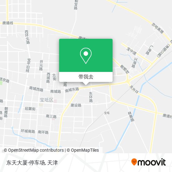 东天大厦-停车场地图