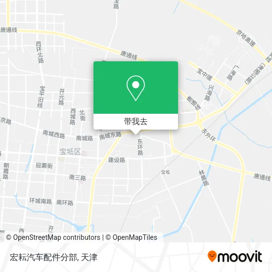 宏耘汽车配件分部地图