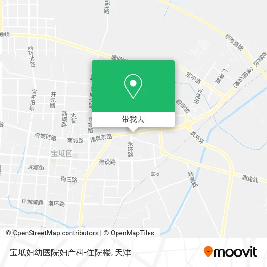 宝坻妇幼医院妇产科-住院楼地图
