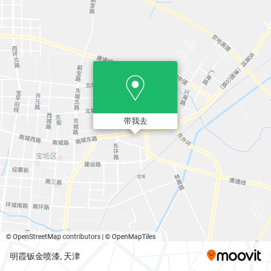 明霞钣金喷漆地图