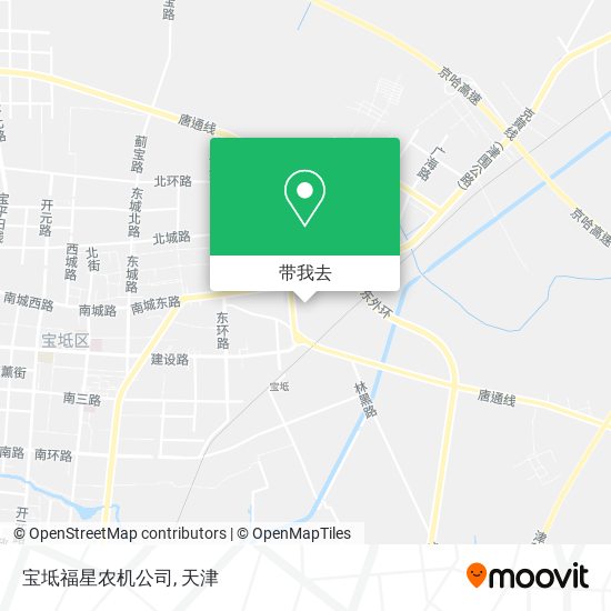 宝坻福星农机公司地图