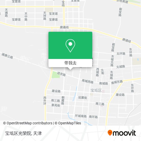 宝坻区光荣院地图