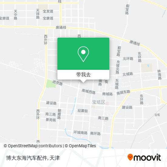 博大东海汽车配件地图
