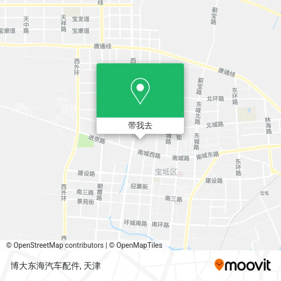 博大东海汽车配件地图