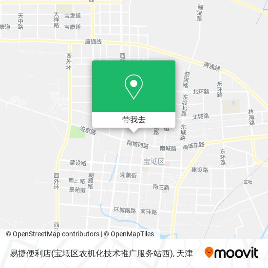 易捷便利店(宝坻区农机化技术推广服务站西)地图