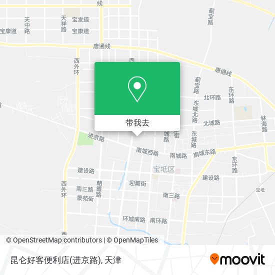 昆仑好客便利店(进京路)地图