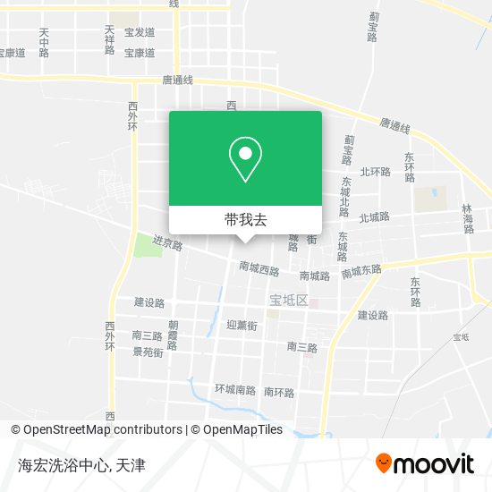 海宏洗浴中心地图