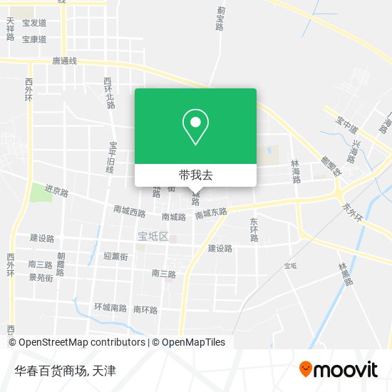 华春百货商场地图