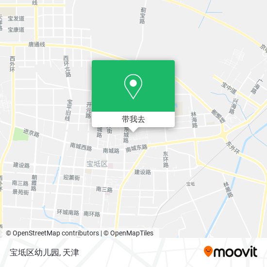宝坻区幼儿园地图