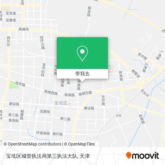 宝坻区城管执法局第三执法大队地图