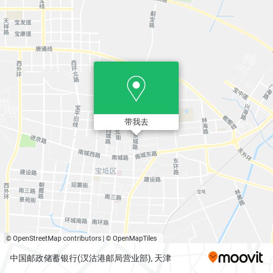 中国邮政储蓄银行(汊沽港邮局营业部)地图
