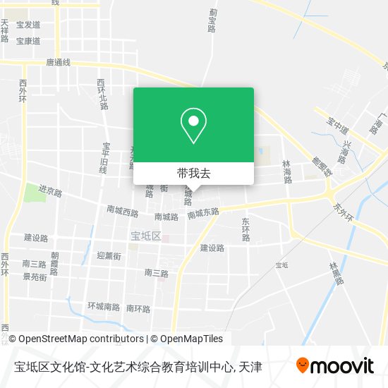 宝坻区文化馆-文化艺术综合教育培训中心地图