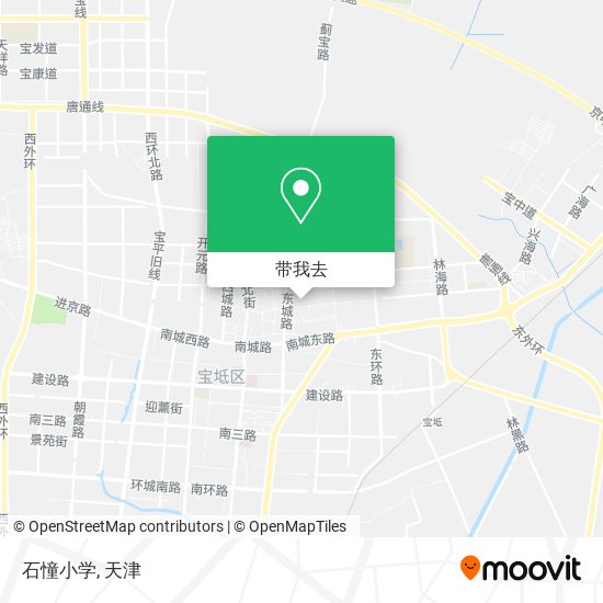 石憧小学地图