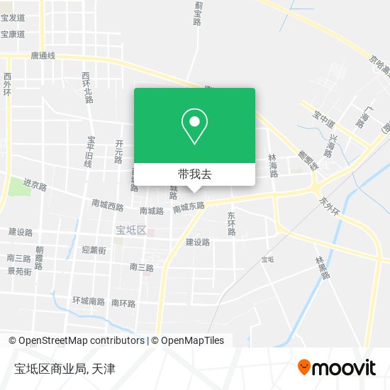 宝坻区商业局地图