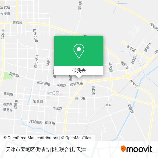 天津市宝坻区供销合作社联合社地图