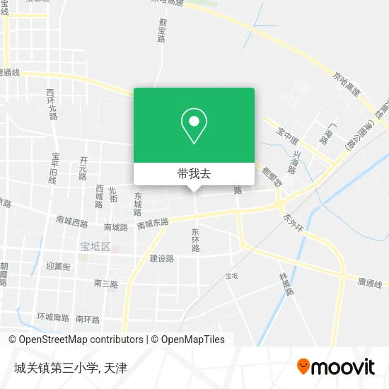 城关镇第三小学地图
