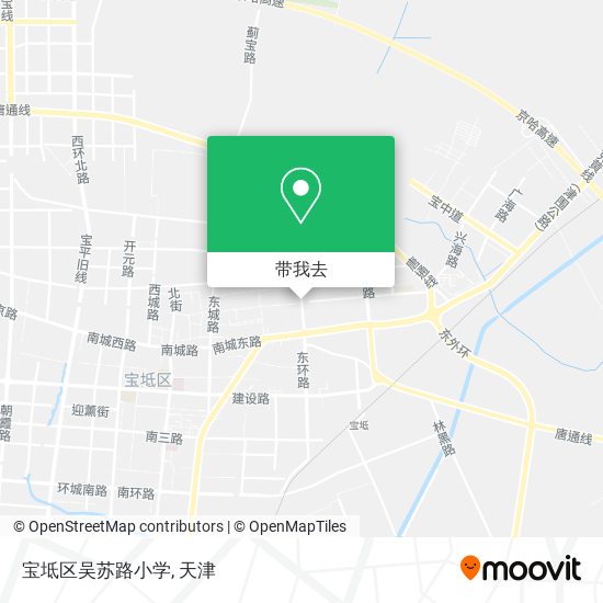 宝坻区吴苏路小学地图