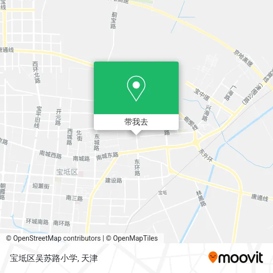 宝坻区吴苏路小学地图