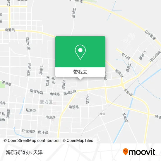 海滨街道办地图