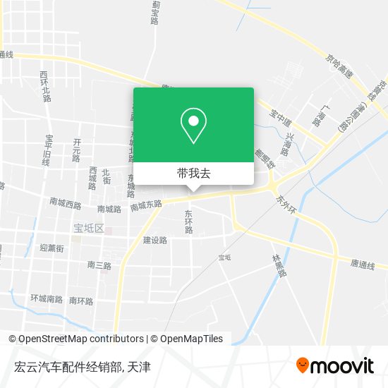 宏云汽车配件经销部地图