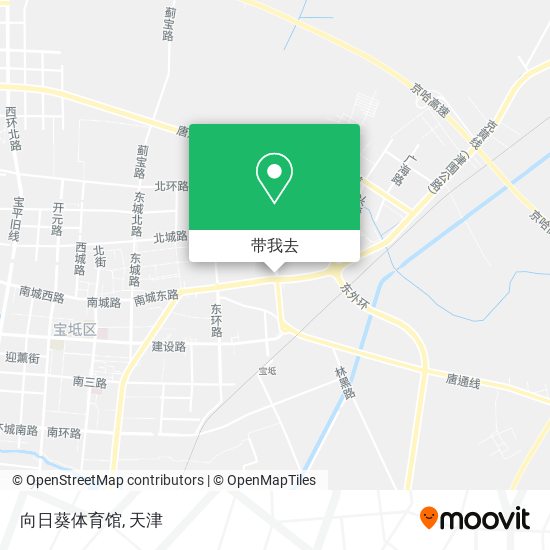 向日葵体育馆地图