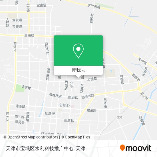 天津市宝坻区水利科技推广中心地图