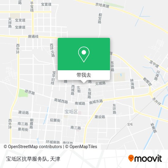 宝坻区抗旱服务队地图