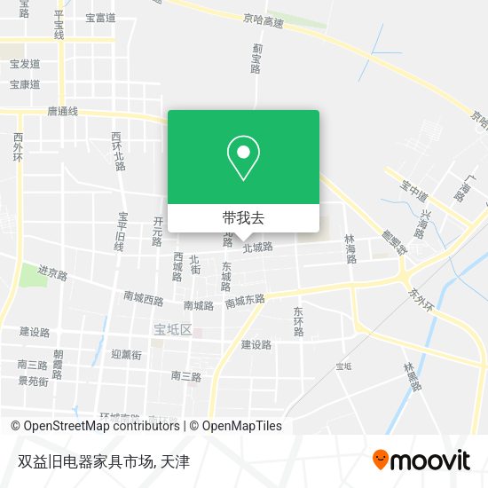 双益旧电器家具市场地图