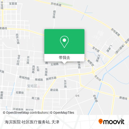 海滨医院-社区医疗服务站地图