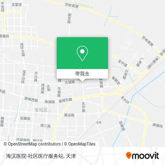 海滨医院-社区医疗服务站地图