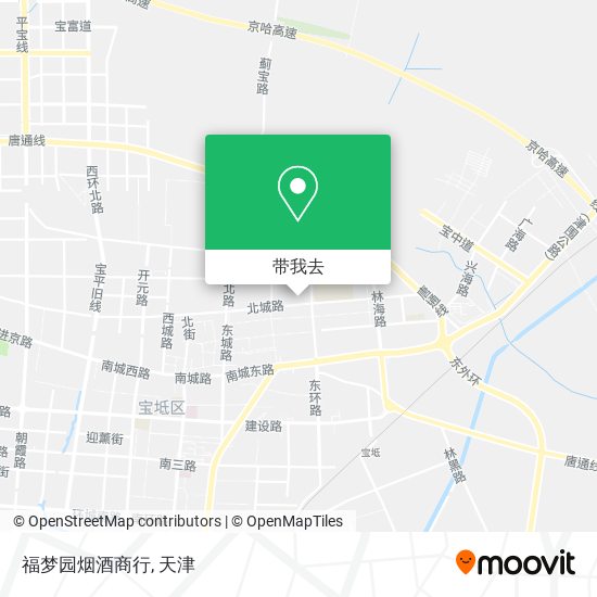 福梦园烟酒商行地图
