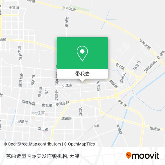 芭曲造型国际美发连锁机构地图