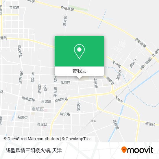 锡盟风情三阳楼火锅地图
