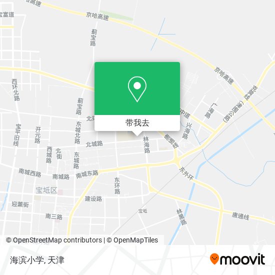 海滨小学地图
