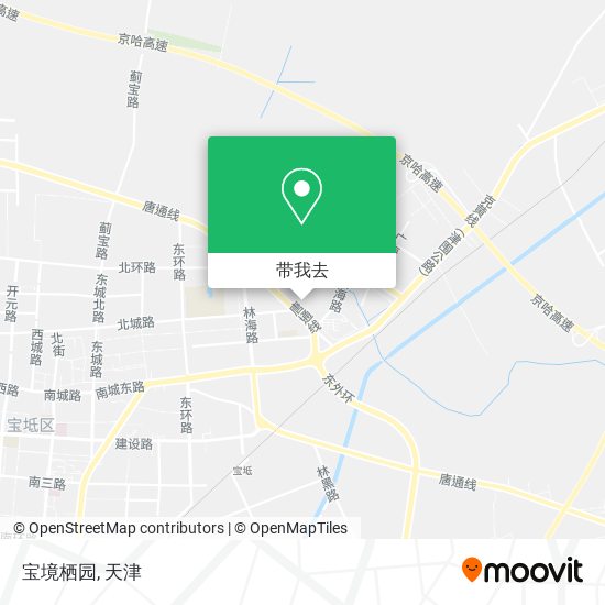 宝境栖园地图