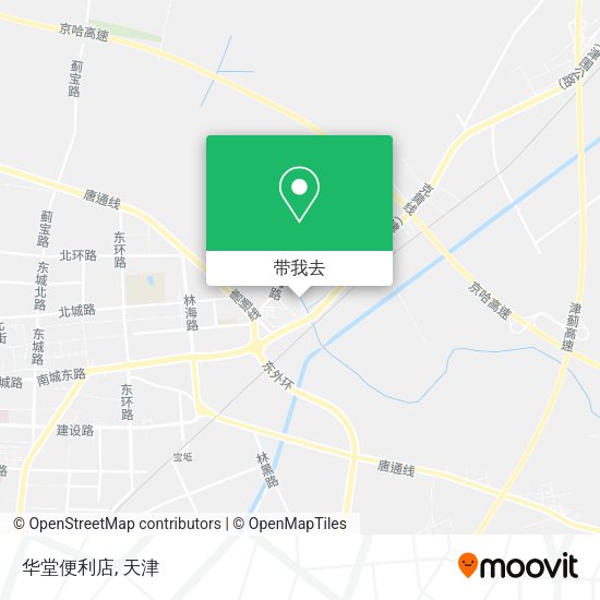 华堂便利店地图