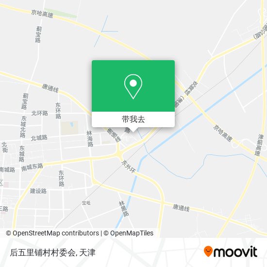 后五里铺村村委会地图