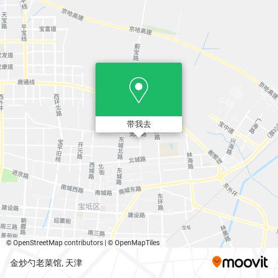 金炒勺老菜馆地图