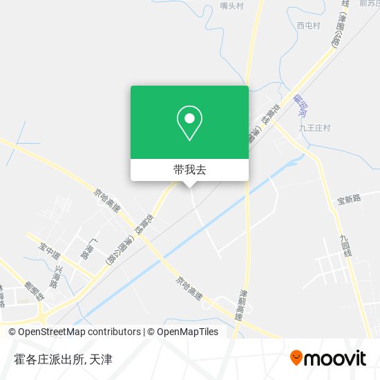 霍各庄派出所地图