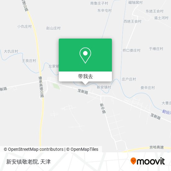 新安镇敬老院地图
