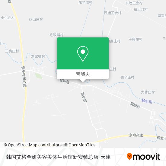 韩国艾格金妍美容美体生活馆新安镇总店地图