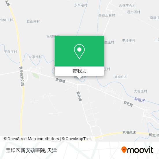 宝坻区新安镇医院地图