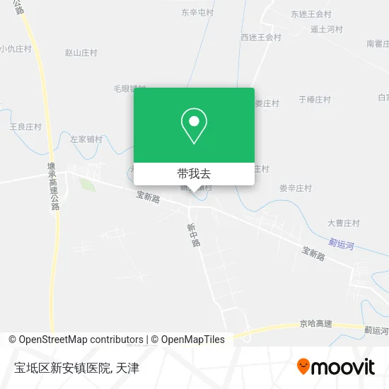 宝坻区新安镇医院地图