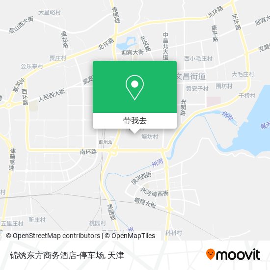 锦绣东方商务酒店-停车场地图