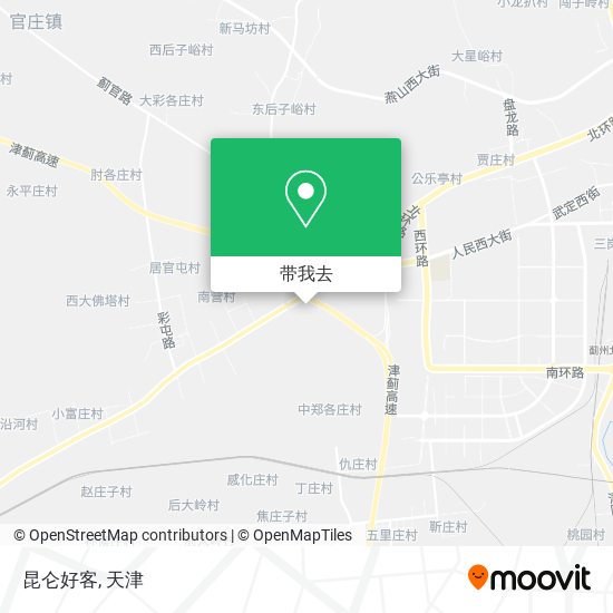 昆仑好客地图