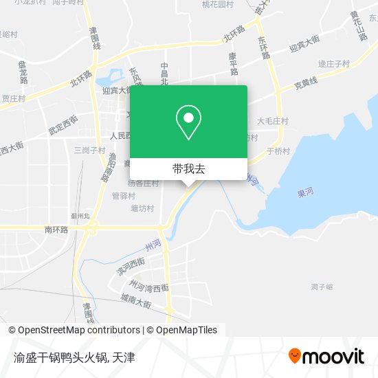 渝盛干锅鸭头火锅地图