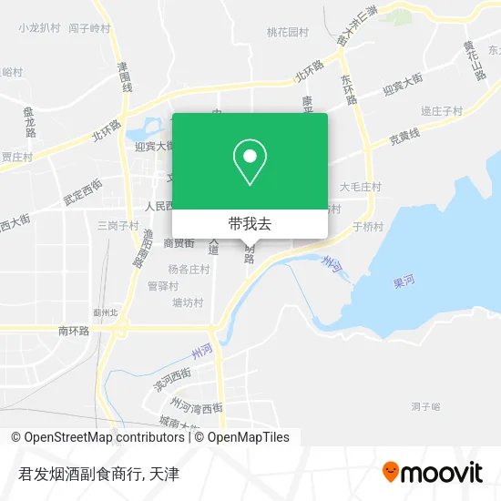 君发烟酒副食商行地图