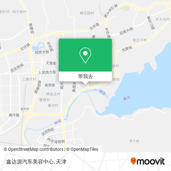 鑫达源汽车美容中心地图